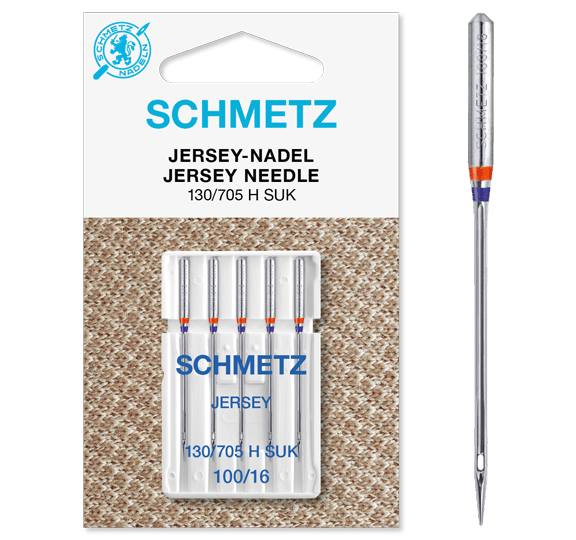 SCHMETZ JERSEY sewing machine needles for knitwear - No. 100 (5 pcs.)