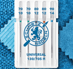 Universal sewing machine needles SCHMETZ UNIVERSAL - No./70/80/90 (5 pcs.)
