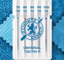 SCHMETZ UNIVERSAL sewing machine needles - No./70/80/90/100 (5 pcs.)