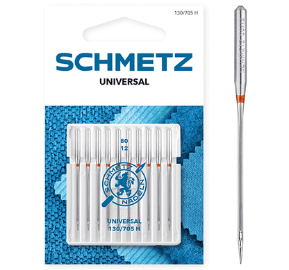 SCHMETZ UNIVERSAL sewing machine needles - No. 80 (10 pcs.)
