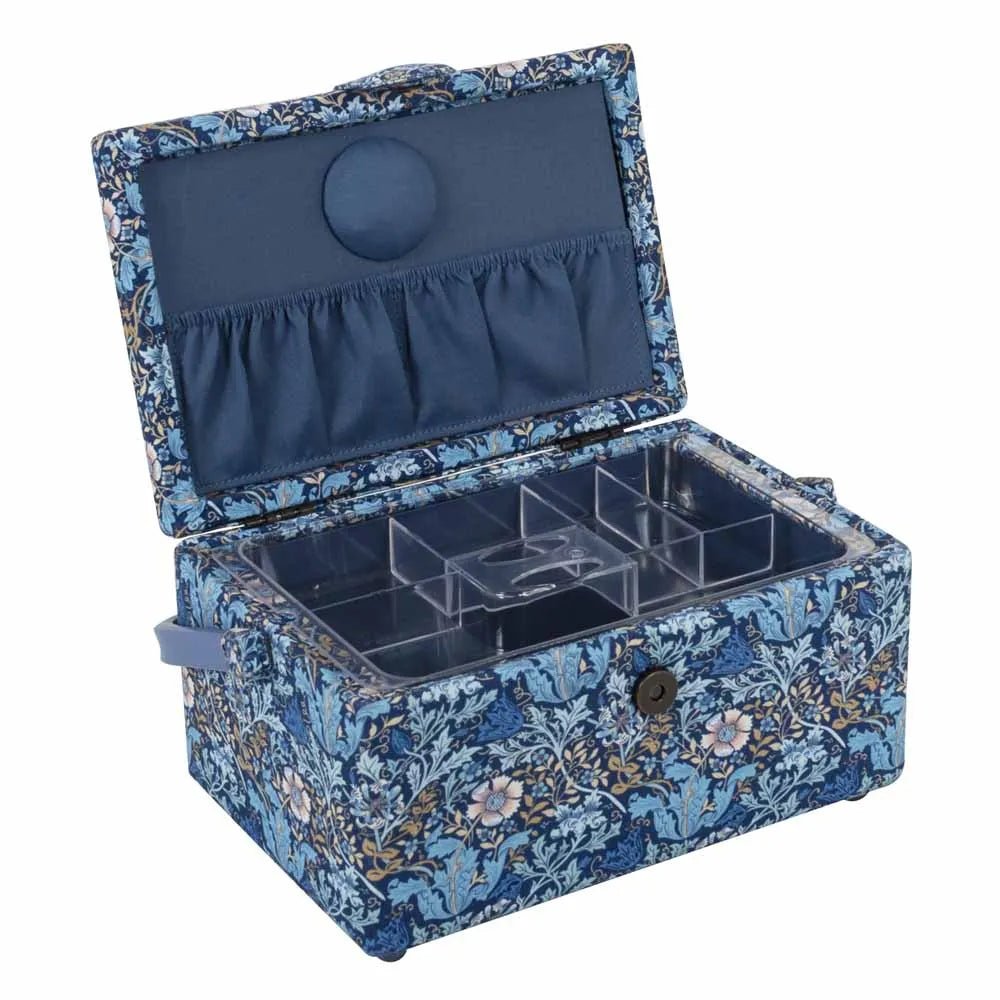 Image of a floral-pattern sewing accessories box, Hobby Gift – available online at Charlotte's Fabrics
