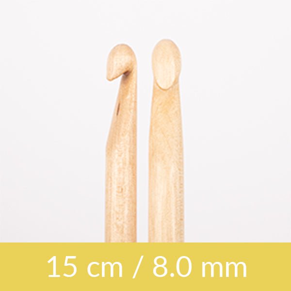 Birch crochet hook DROPS| sizes 8 - 10 mm