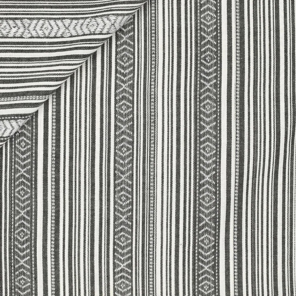 Folk pattern fabric - grey tones 200 g/m²
