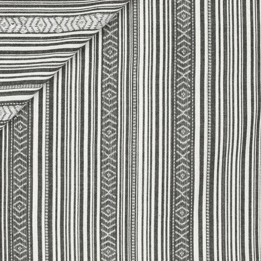 Folk pattern fabric - grey tones 200 g/m²