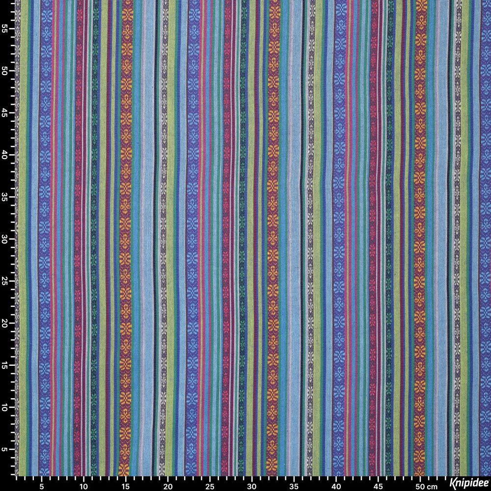 alt
Folk-pattern fabric - blue with green 200 g/m²
