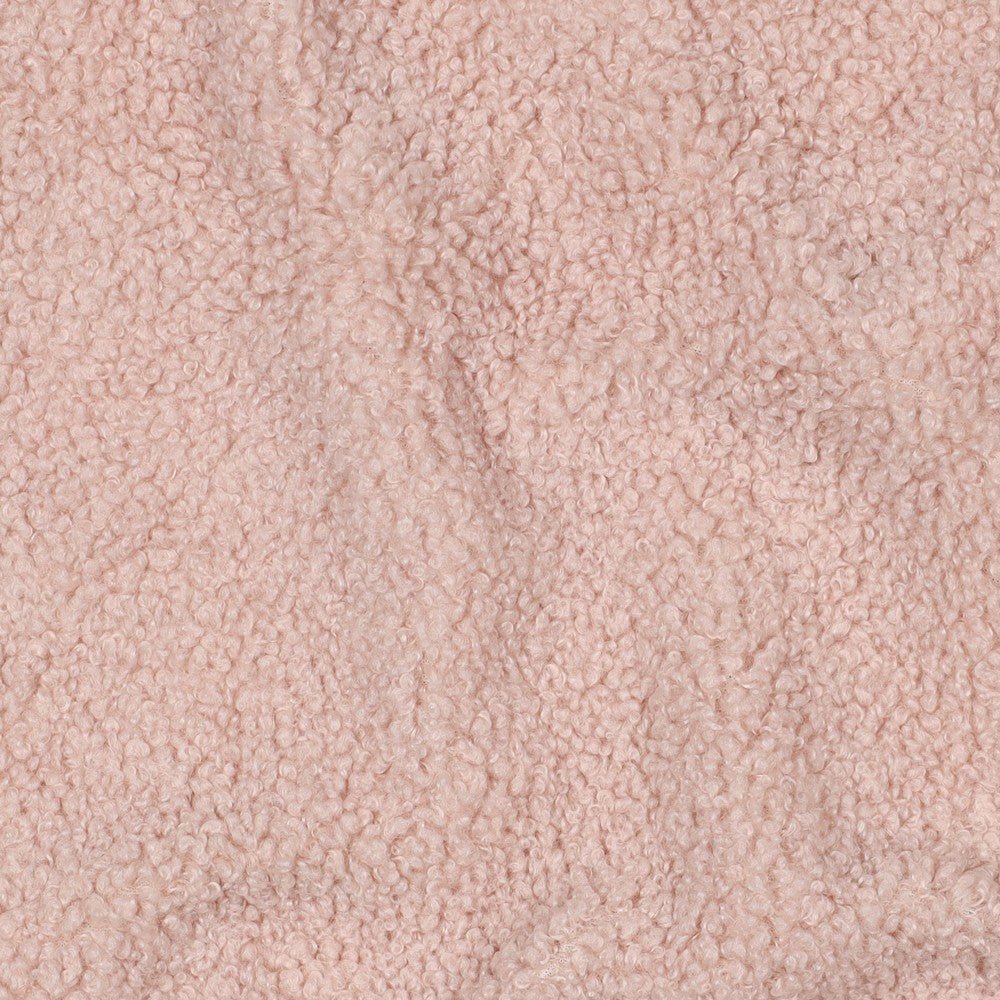 Teddy fabric - soft pink 270 g/m²