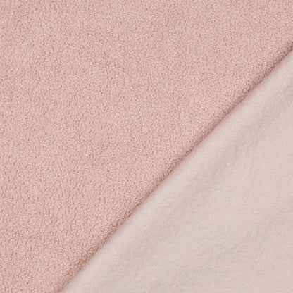 Teddy fabric - soft pink 270 g/m²