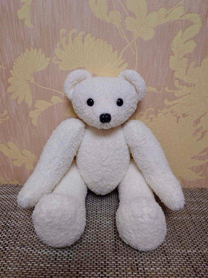 Teddy fabric - warm white 270 g/m²