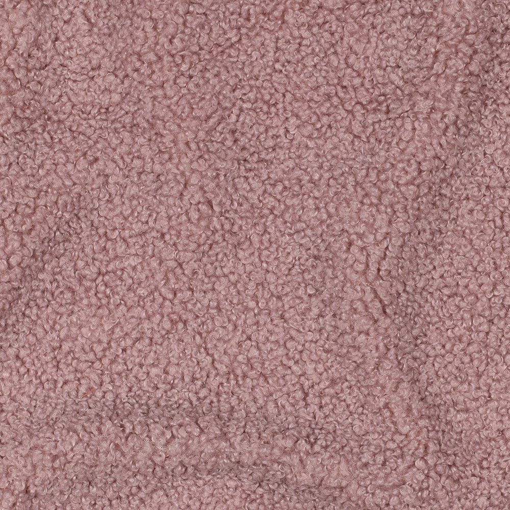 Teddy fabric - dusty pink 270 g/m²