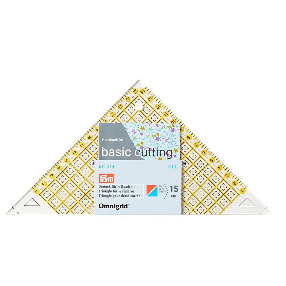 Triangular ruler | Prym Omnigrid | 15 cm | 1:2 ratio