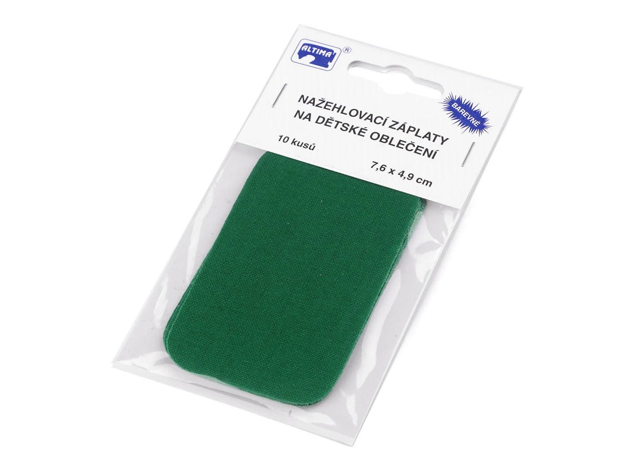 Image of iron-on patch| 7.6 × 4.9 cm 10 pcs.|assorted shades – available at Charlotte’s Fabrics
