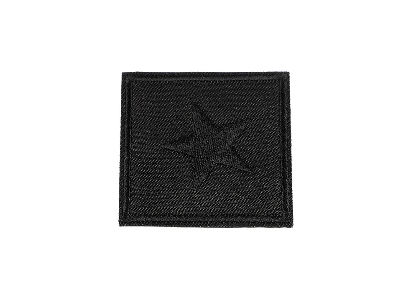 Attēls ar Uzgludināms ielāps, aplikācija ar zvaigzni 5,5 x 5,5 cm – pieejams Šarlotes audumi