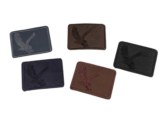 Image of an iron-on eagle patch|in assorted tones – available at Šarlotes audumi