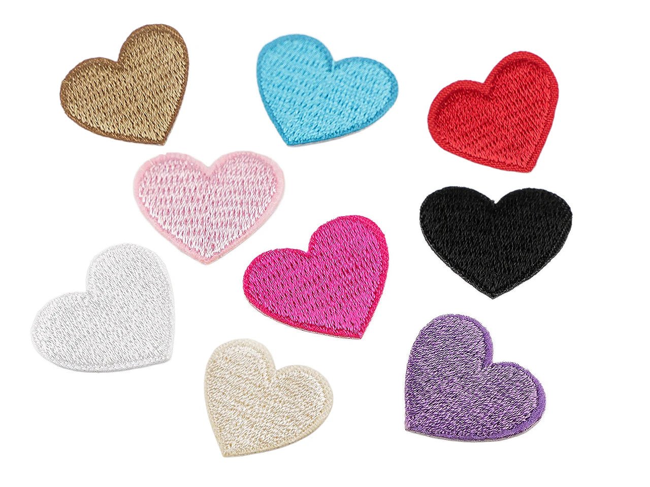 alt
Image with iron-on patch Heart | embroidered decorative patch for clothing 2 pcs. | various shades – available at Šarlotes audumi