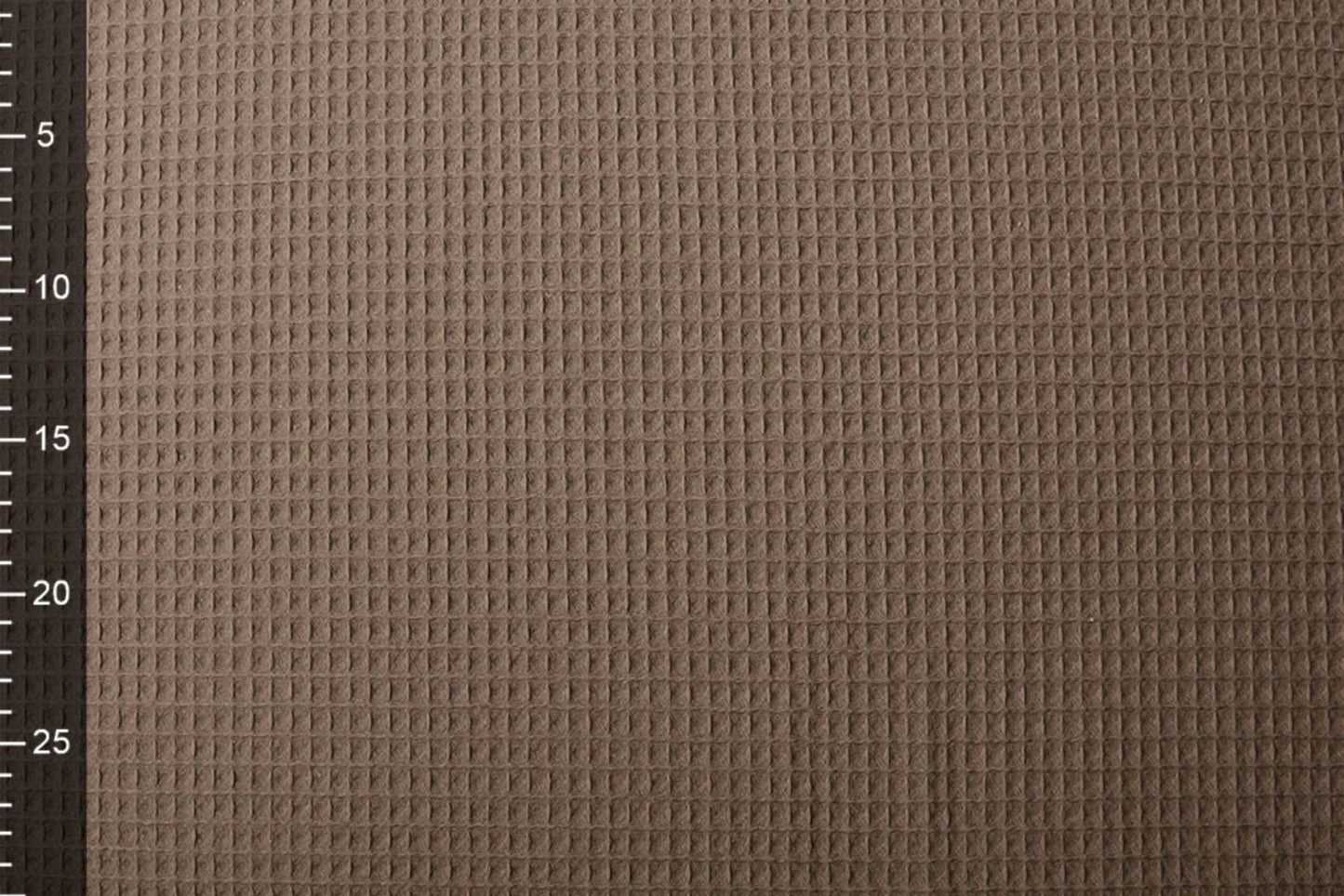 Waffle fabric - brown 230 g/m²