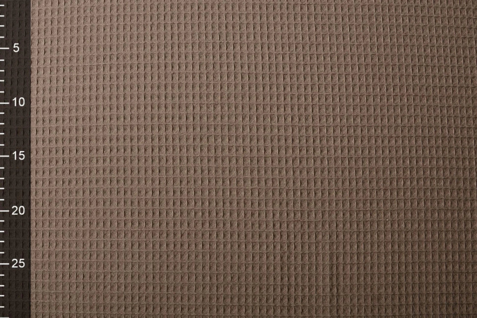 Waffle fabric - brown 230 g/m²