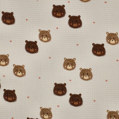 alt
Image of waffle fabric - bears 185 g/m² – available at Šarlotes audumi