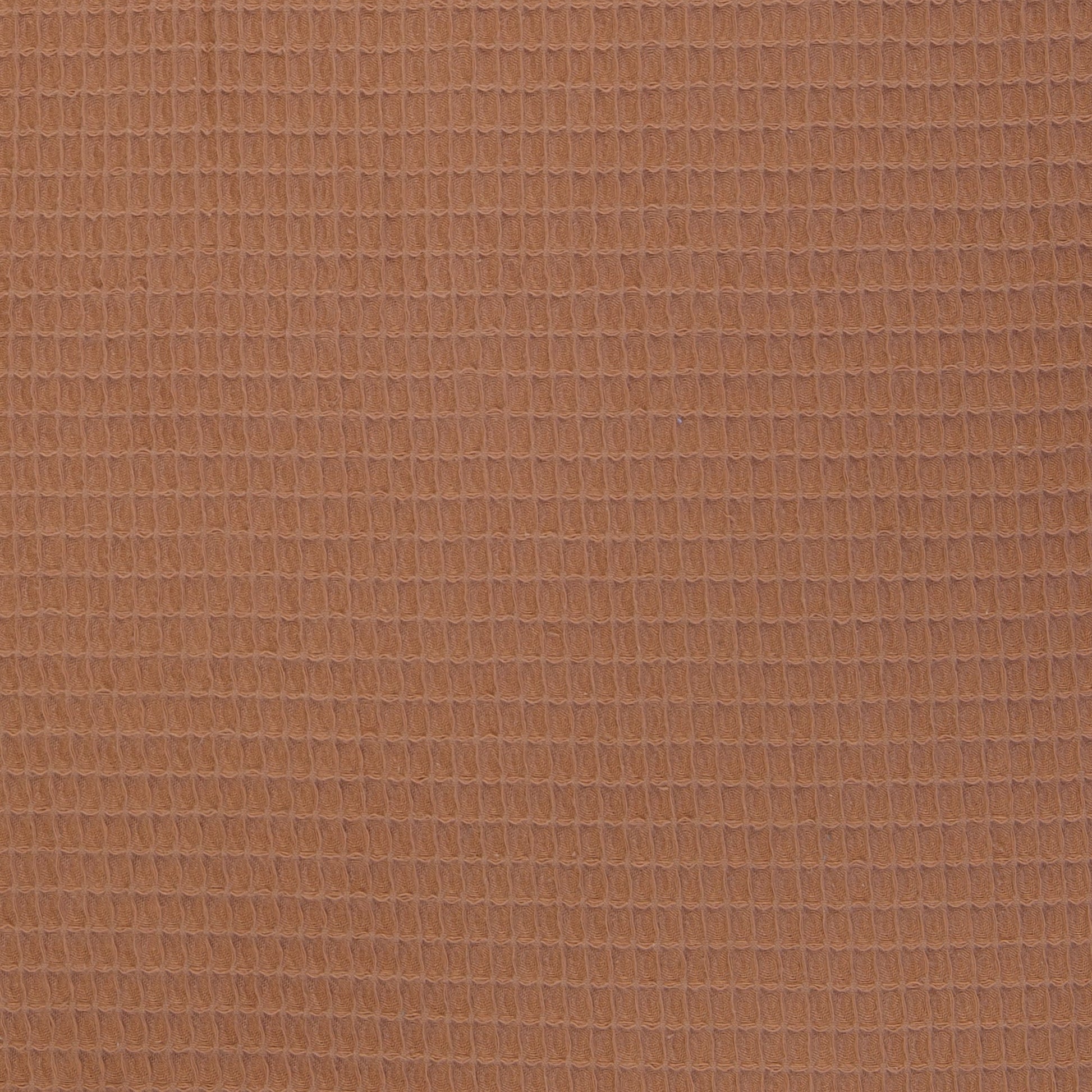 Image with waffle fabric - clay 230 g/m² – available at Charlotte fabrics