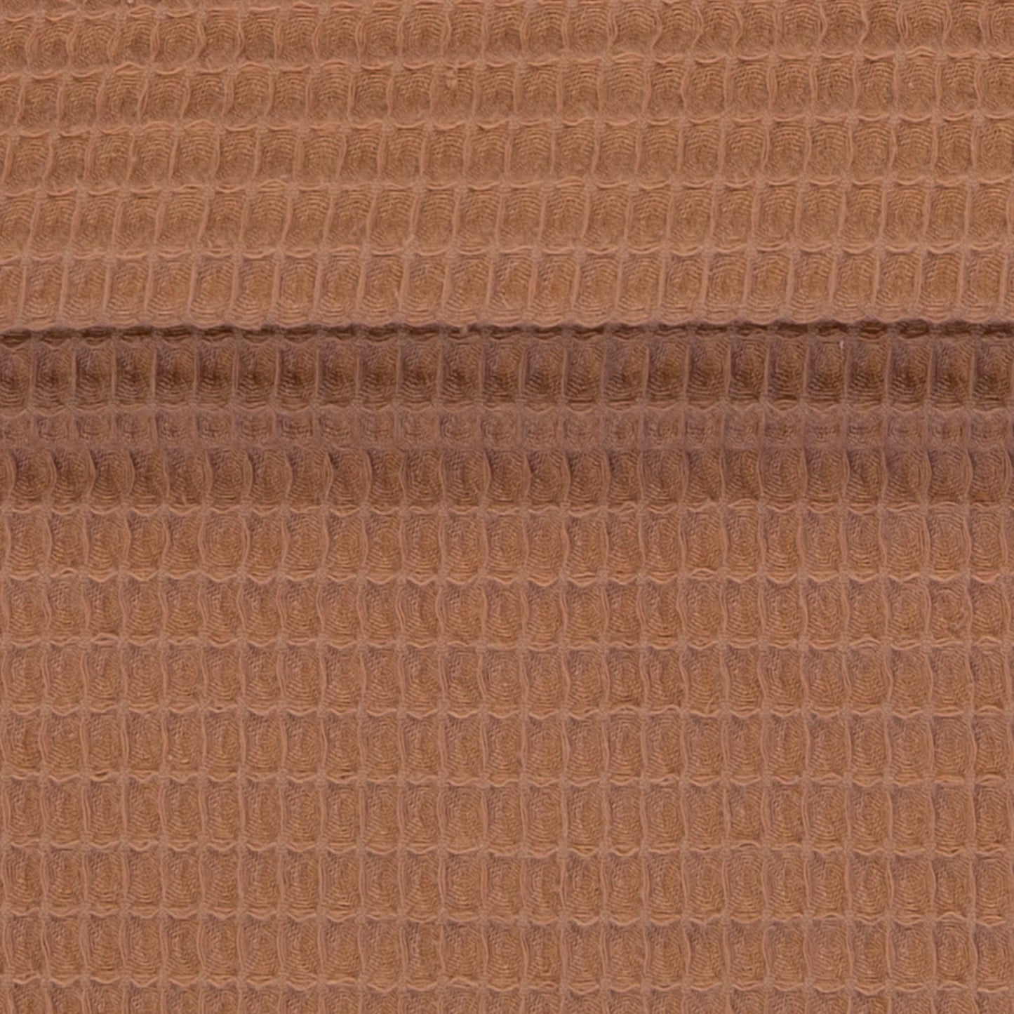 Image with waffle fabric - clay 230 g/m² – available at Charlotte's fabrics
