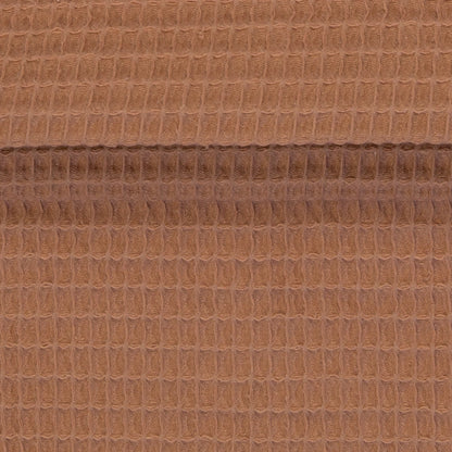 Image with waffle fabric - clay 230 g/m² – available at Charlotte's fabrics