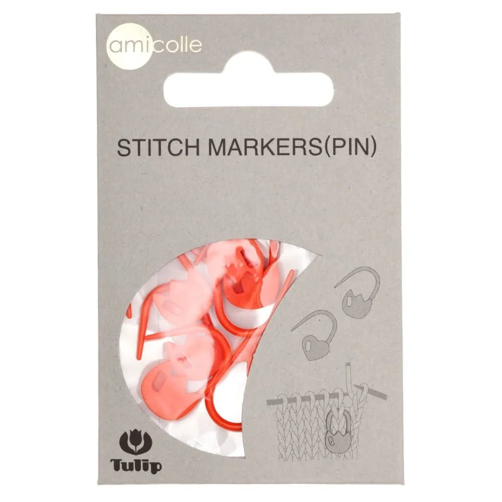 Image of the Tulip stitch marker – available at Šarlotes audumi