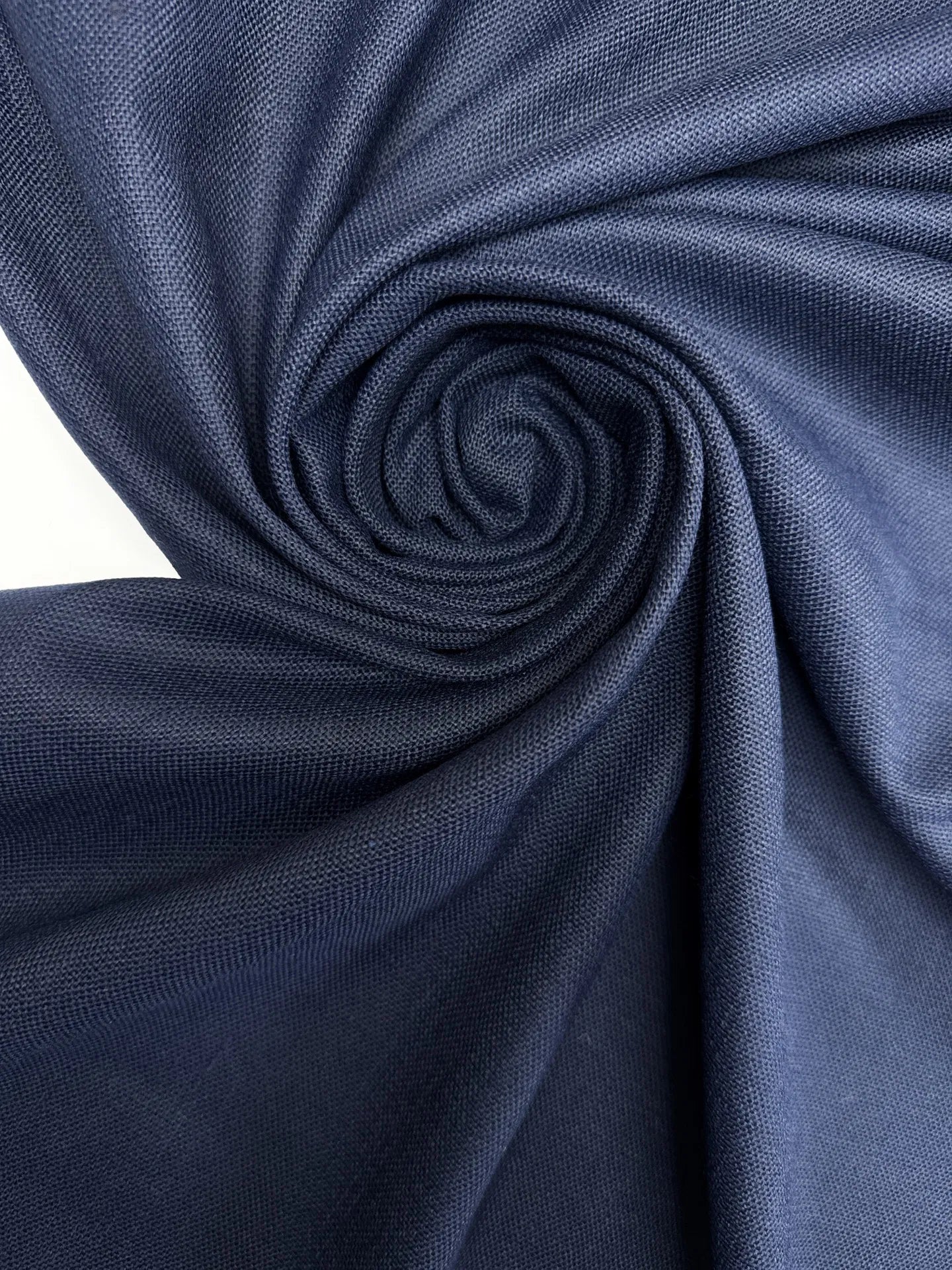 Wool fabric - dark blue 240 g/m²