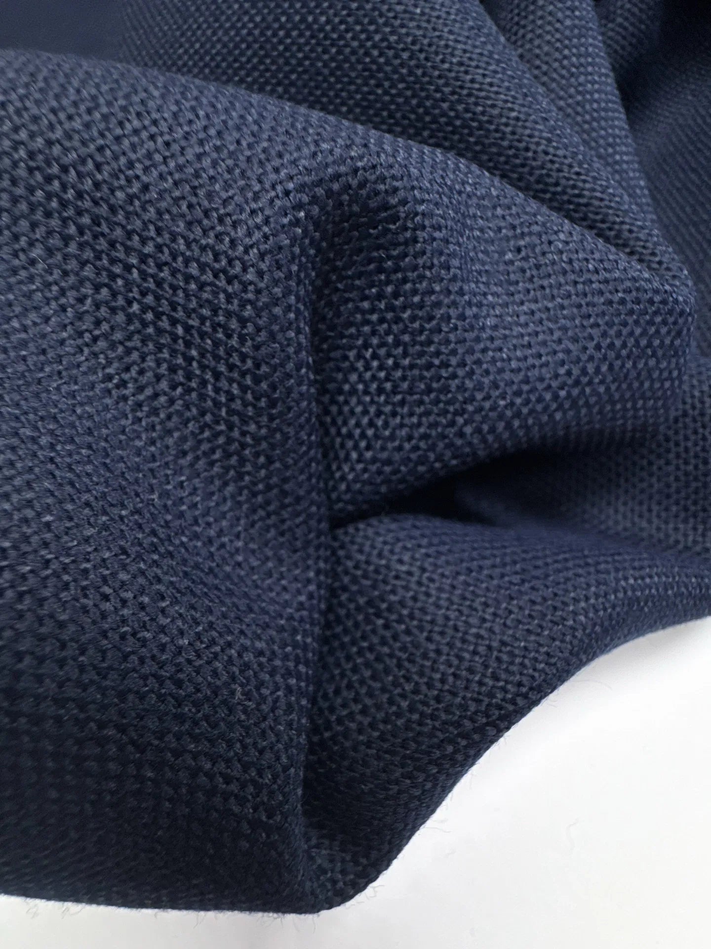 Wool fabric - dark blue 240 g/m²