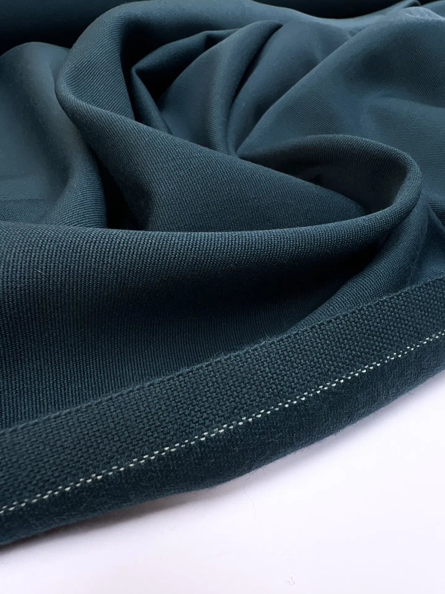 Wool fabric - teal 470 g/m²
