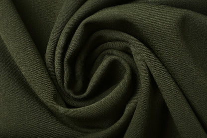 Viscose gabardine with elastane - khaki 275 g/m²