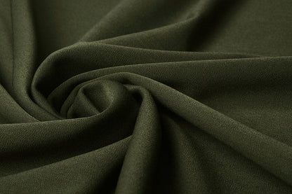Viscose gabardine with elastane - khaki 275 g/m²