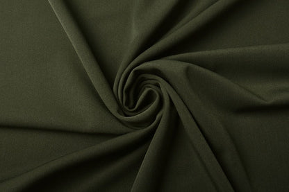 Viscose gabardine with elastane - khaki 275 g/m²
