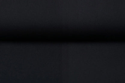 Viscose gabardine with elastane - black 275 g/m²