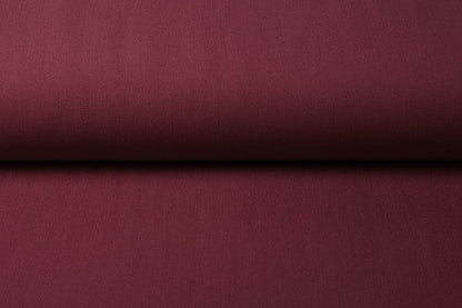 Viscose gabardine with elastane - dark red 275 g/m²