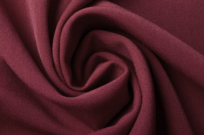 Viscose gabardine with elastane - dark red 275 g/m²