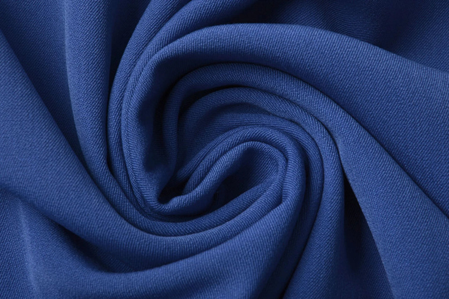 Viscose suiting fabric with elastane - royal blue 275 g/m²