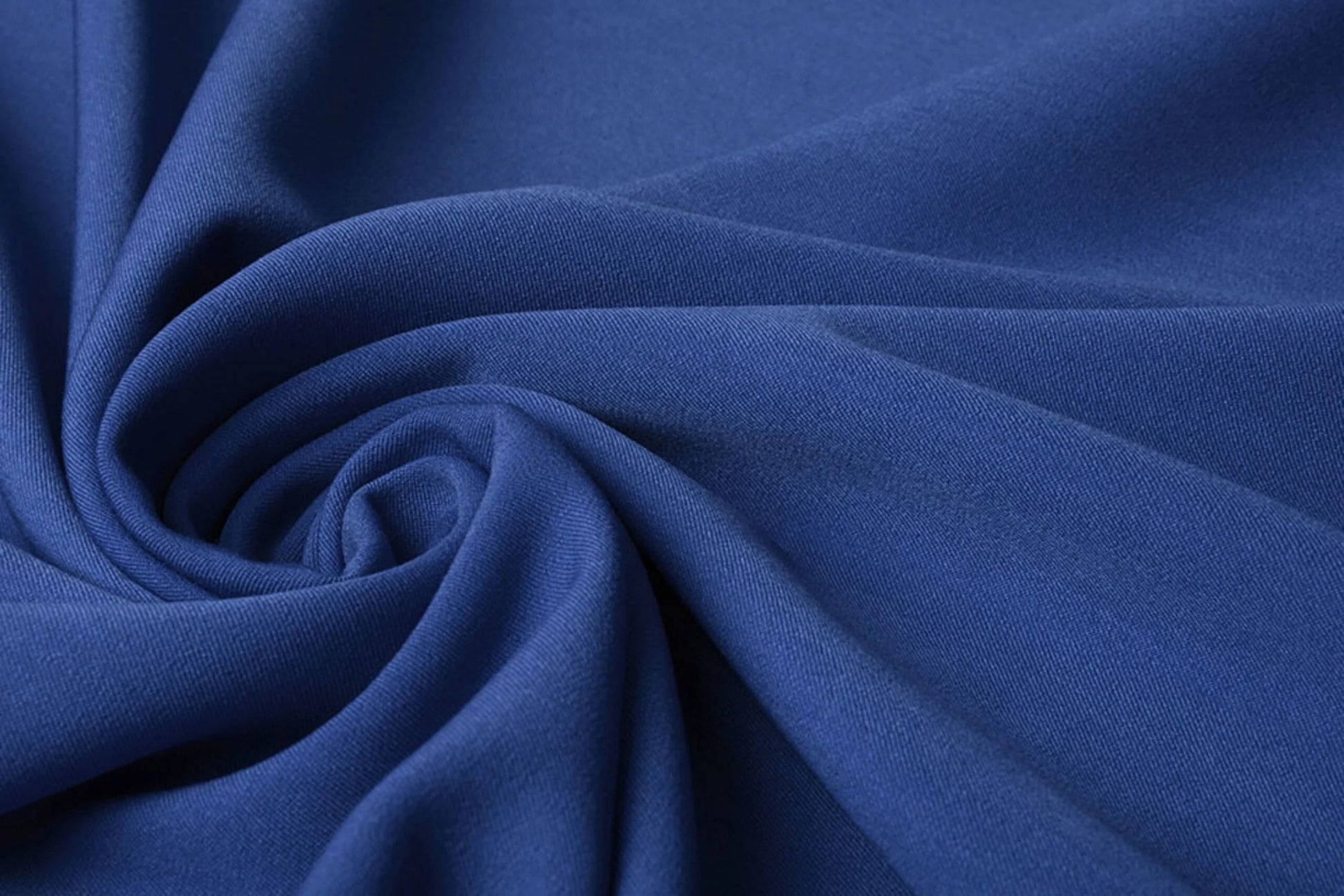 Viscose suiting fabric with elastane - royal blue 275 g/m²