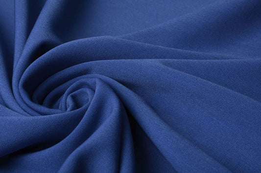 Viscose suiting fabric with elastane - royal blue 275 g/m²