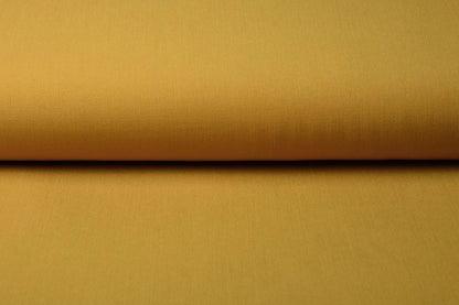 Viscose suiting fabric with elastane - dark yellow 275 g/m²