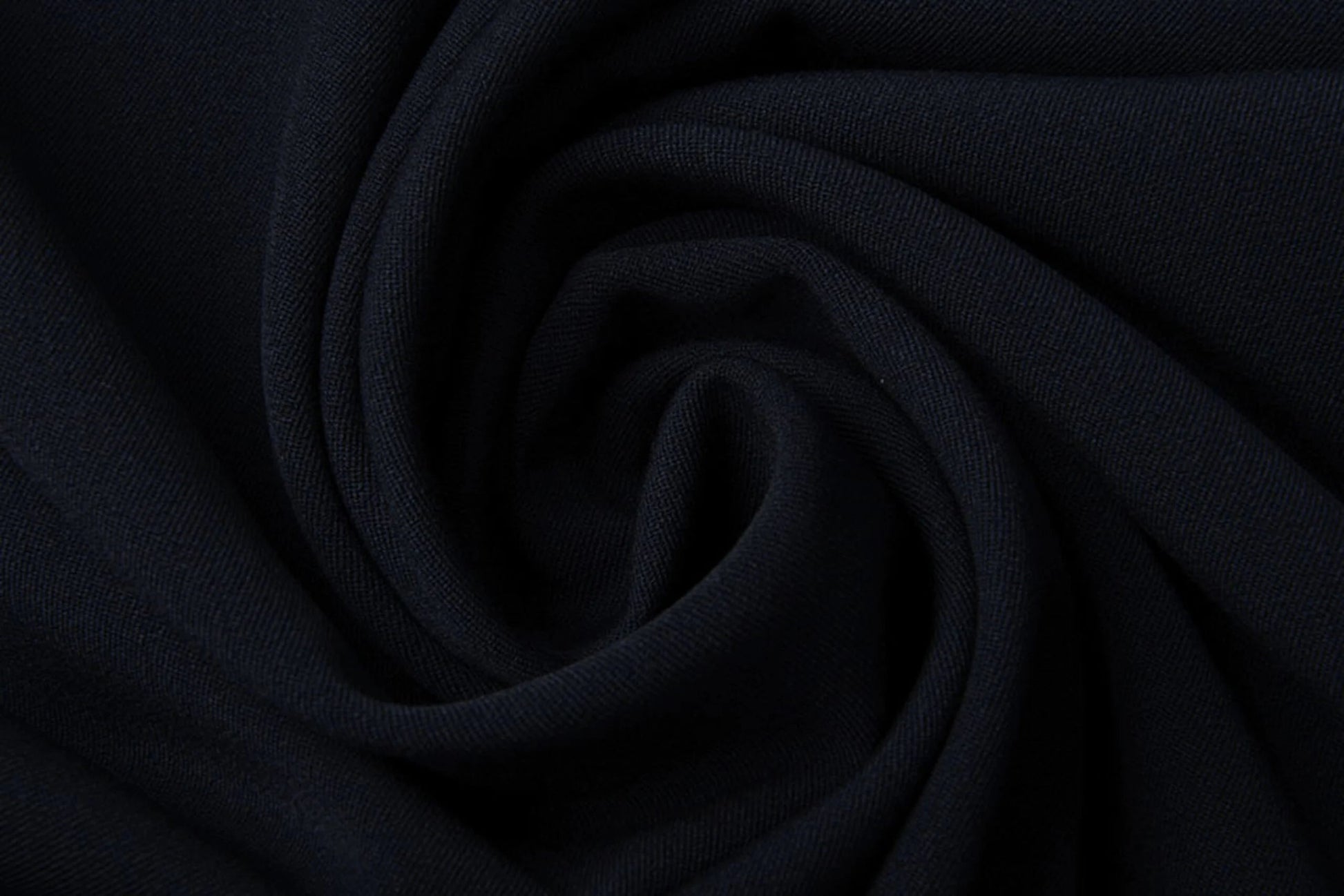Viskose suiting fabric with elastane - dark blue 275 g/m²