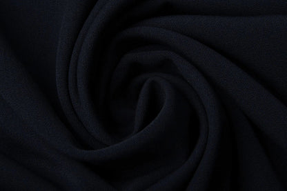 Viskose suiting fabric with elastane - dark blue 275 g/m²