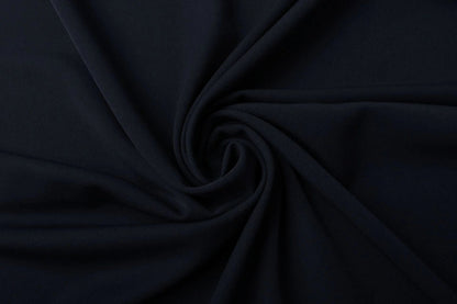Viskose suit fabric with elastane - dark blue 275 g/m²