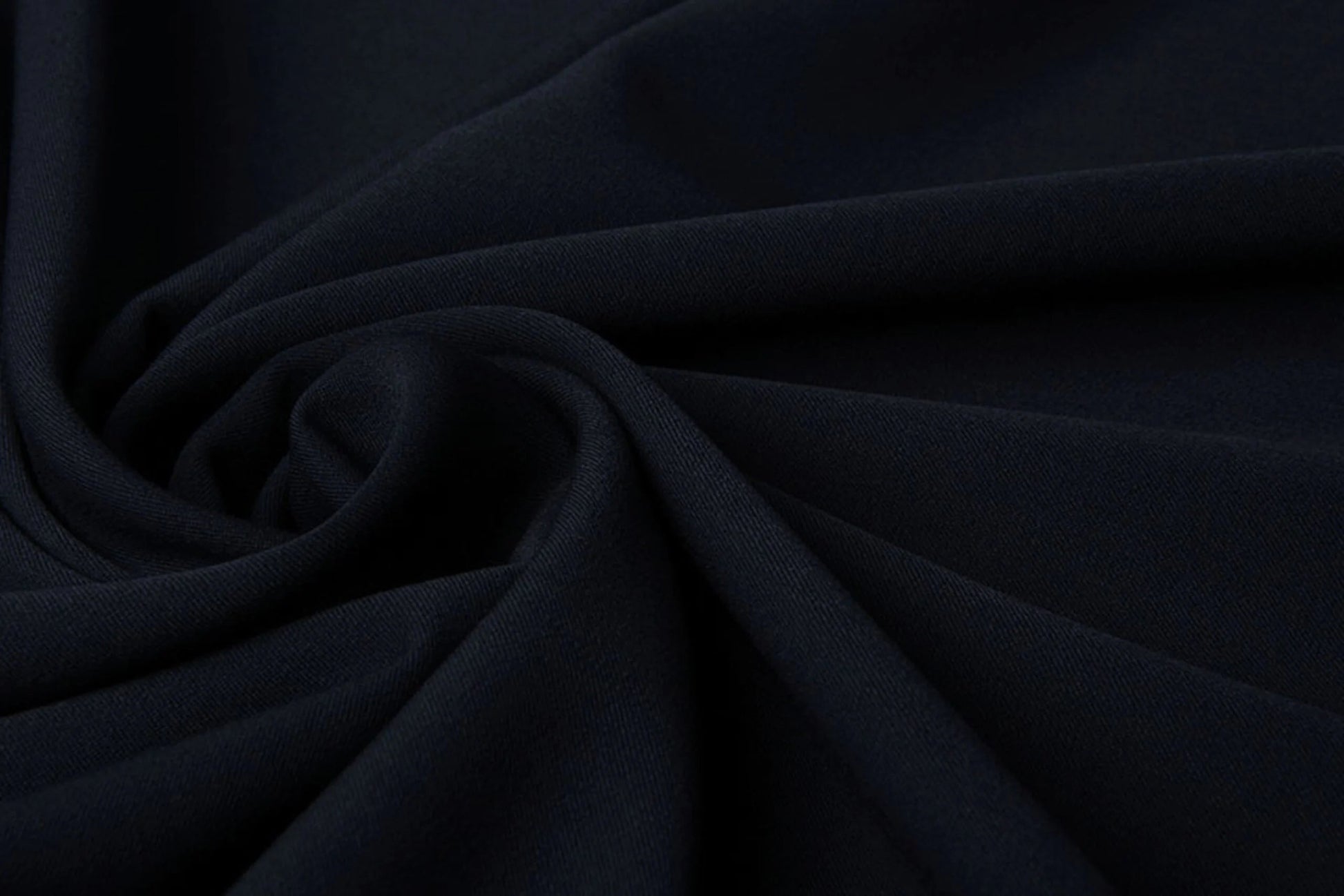 Viskose suit fabric with elastane - dark blue 275 g/m²