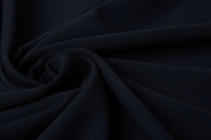 Viskose suit fabric with elastane - dark blue 275 g/m²
