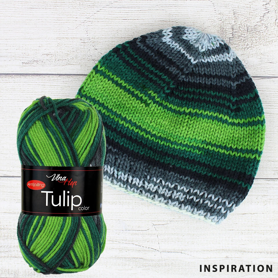 Yarn Vlna Hep Tulip color - 100g / 170 m