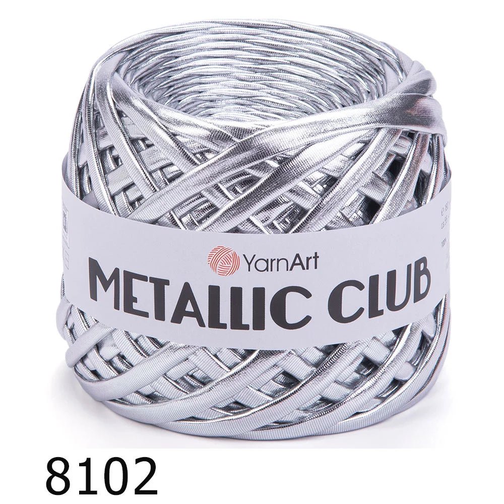 YarnArt Metallic Club – metaliczna włóczka taśmowa do szydełkowania i rękodzieła 180 g / 55 m – dostępne online w sklepie Tkaniny u Szarloty