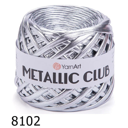 YarnArt Metallic Club – metaliczna włóczka taśmowa do szydełkowania i rękodzieła 180 g / 55 m – dostępne online w sklepie Tkaniny u Szarloty