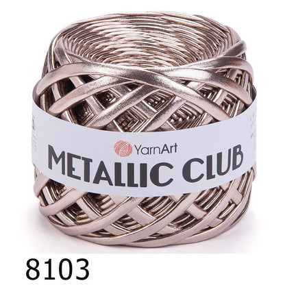 YarnArt Metallic Club – metaliczna włóczka taśmowa do szydełkowania i rękodzieła 180 g / 55 m – dostępne online w sklepie Tkaniny u Szarloty