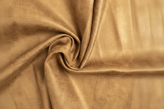 Image of suede fabric with elastane - brown 280 g/m² – available at Šarlotes audumi