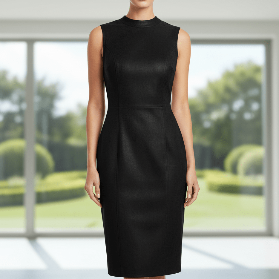 Image of suede fabric with elastane - black 280 g/m² – available at Šarlotes audumi