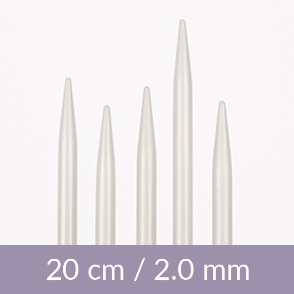 alt
Image of DROPS Basic aluminum double-pointed knitting needles (20 cm) | 2.0 - 5.0 mm – available at Šarlotes audumi